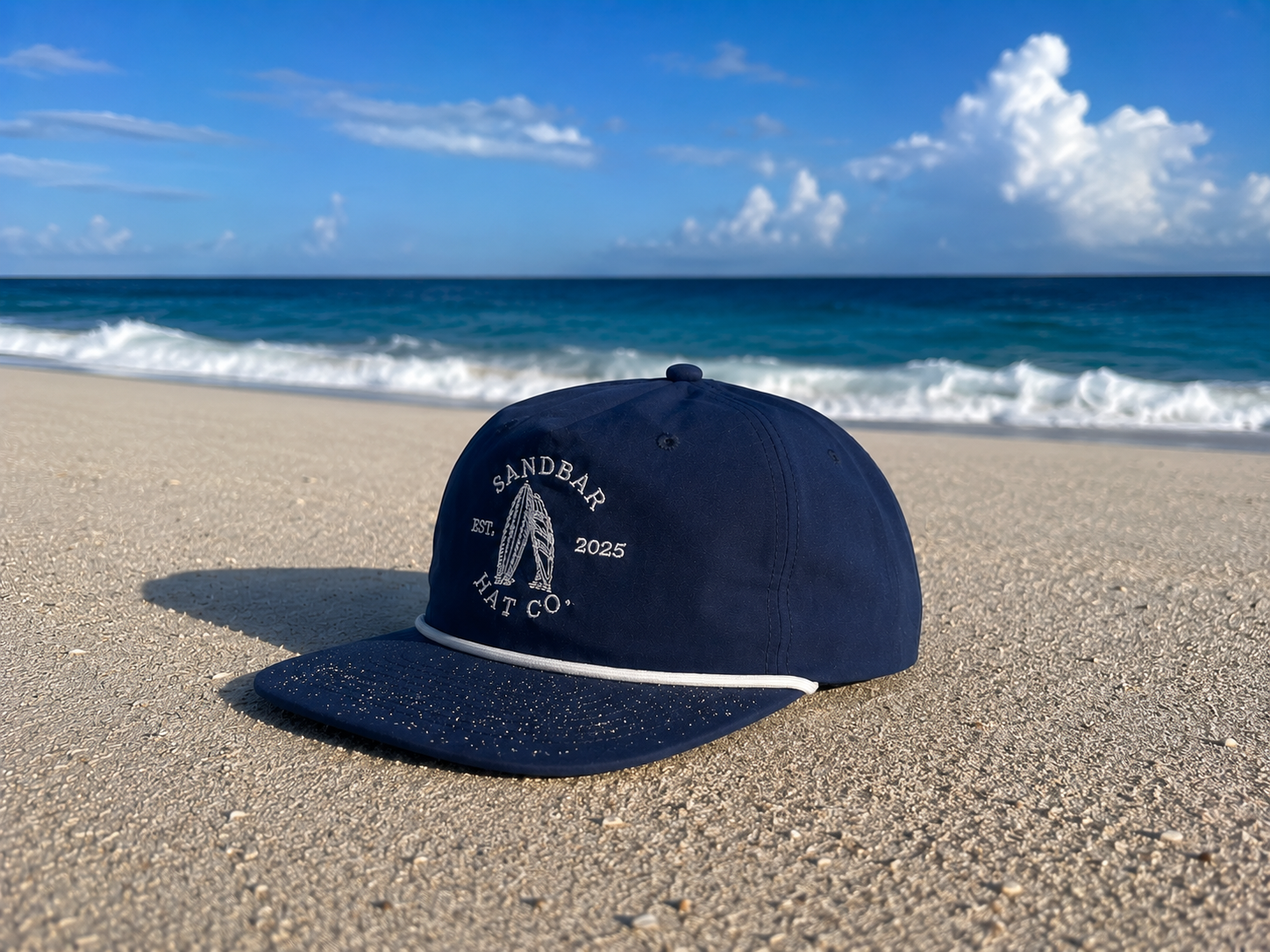 Sandbar Surfboard Hat - Navy Blue